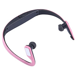 Acheter Wewoo Casque Bluetooth Sport rose pour les smartphone et iPad ordinateur portable MP3 ou d'autres périphériques audio imperméable à l'eau sans fil stéréo sans écouteurs intra-auriculaires casque,