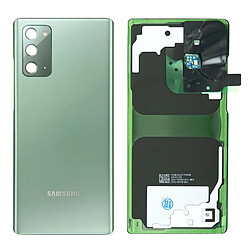 Cache Batterie D'origine Samsung Galaxy Note 20 Vert Mystique Cache Batterie D'origine Samsung Galaxy Note 20 Pièce de Remplacement vert