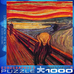 Acheter Eurographics The Scream par Edvard Munch Puzzle (1000 piAces), (ModAle : 6000-4489)