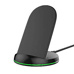 Universal Chargeur sans fil 10W max stand de charge sans fil, compatible avec iPhone 12/12 Pro / SE 2020/11 Pro Max / XS Max / XR, Galaxy S21 / S20 / Note 20 Ultrablack 