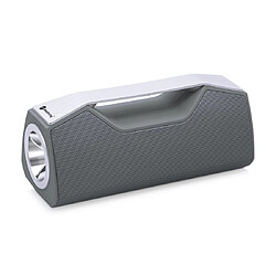 Yonis Enceinte Bluetooth Portable Lumineuse TWS SOS Enceinte Bluetooth Portable Lumineuse Autonomie 7h TWS & SOS Urgence Gris YONIS