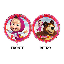 Anagram Ballon Foil 18 ``-45 cm Masha & orso-non emballés, multicolore, 7 al18023 