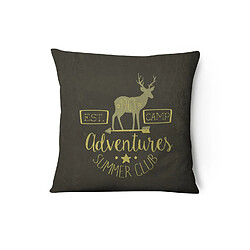 Homemania Housse de coussin en velours aventure Forest - L. 43 x l. 43 cm - Vert