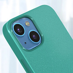 Coque iPhone 13 Mini Silicone Gel Effet Brillant Mercury bleu turquoise pas cher