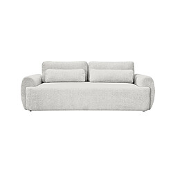 Acheter Bestmobilier Mahina - canapé droit 3 places - convertible avec coffre - en tissu bouclette