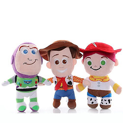 Universal 3pcs Buzz Woody Plush Toy Cute Soft Doll Formed Formed for Kids 