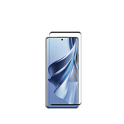 Verre trempé 5D couverture complète incurvée Phonecare pour Oppo Reno 10 - Transparent/Noir