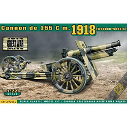 Cannon de 155 C m.1918 (wooden wheels) - 1:72e - ACE