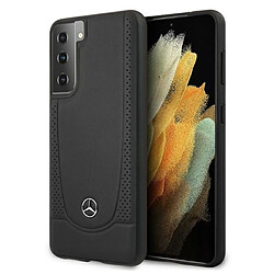 Mercedes Leather Urban Line - Coque pour Samsung Galaxy S21+ (noir)