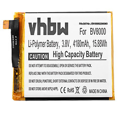 vhbw Li-Polymère batterie 4180mAh (3.8V) pour téléphone portable mobil smartphone comme Blackview V636468P 