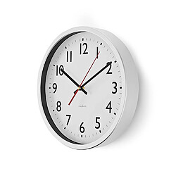 Alpexe Horloge murale | 30 cm | Blanc