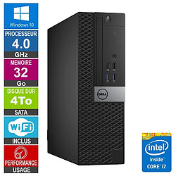 Dell Optiplex 5040 SFF i7-6700 4GHz 32Go/4To Wifi W10 - Reconditionné