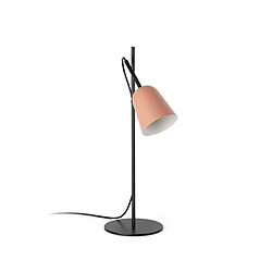 Faro Barcelona Lampe de bureau noir mat, rose