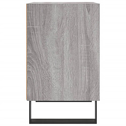 Acheter vidaXL Table de chevet sonoma gris 40x30x50 cm bois d'ingénierie