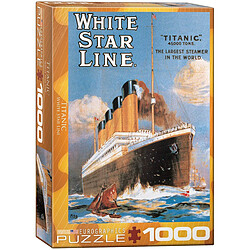 Eurographics Puzzle Titanic White Star Line 1 000 pièces