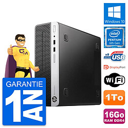 PC HP ProDesk 400 G4 SFF Intel G4400 RAM 16Go Disque Dur 1To Windows 10 Wifi · Occasion 