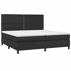 Avis Sommier à lattes et LED,Cadre à lattes de lit avec matelas pour Adulte Noir 200x200 cm -MN41884