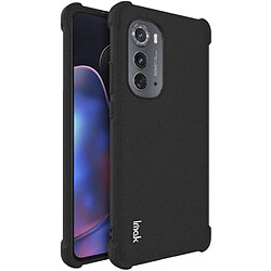 Coque en TPU IMAK anti-chute, mat, airbag à quatre coins, antichoc pour votre Motorola Edge (2022) 5G - noir