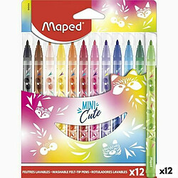 Ensemble de Marqueurs Maped Mini Cute Multicouleur 12 Pièces (12 Unités)