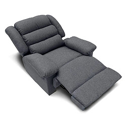 Fauteuil relax Norton tissu Gris