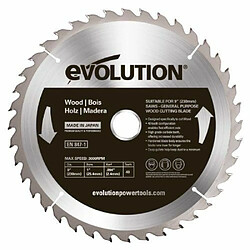 Evolution 230 WD Lame à bois TCT pour scie circulaire 230mm