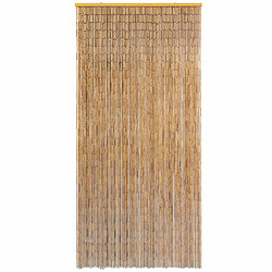 vidaXL Rideau de porte contre insectes Bambou 100 x 220 cm