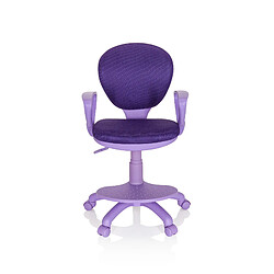 Chaise pour enfant / Siège de bureau pour enfant KID COLOUR Tissu Violet hjh OFFICE