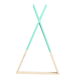 Étagère Murale En Bois Pour Bébé Triangle Organisateur Suspendu Pour Chambre Art Home Study Vert