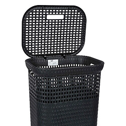 Acheter Five Simply Smart Corbeille à Linge 60 l Rattan Noir - Five