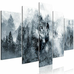 Paris Prix Tableau Imprimé 5 Panneaux Mountain Predator Wide 100 x 200 cm 