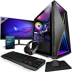 Vibox III-16 PC Gamer Vibox III-16 PC Gamer - 24" Écran Pack - 8 Core Intel i7 11700 Processeur 4.8GHz - Nvidia RTX 3050 6Go - 16Go RAM - 1To NVMe M.2 SSD - Windows 11 - WiFi