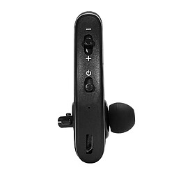 Acheter Shot Oreillette Bluetooth pour IPHONE SE Smartphone Intra-auriculaire Sans Fil Son Main Libre Universel Business (NOIR)