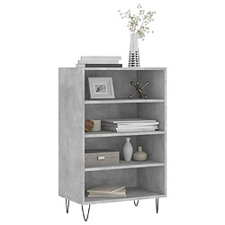 Avis Maison Chic Buffet,Meuble de Rangement,commode pour salon,Cuisine gris béton 57x35x90 cm bois d'ingénierie -MN74419