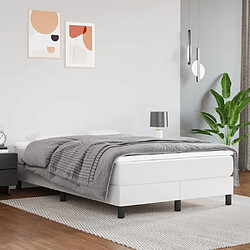 vidaXL Matelas de lit à ressorts ensachés Blanc 120x200x20 cm