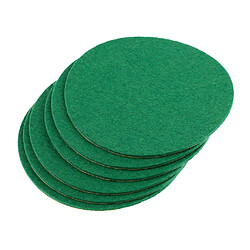 Acheter 6 pièces air hockey table feutres poussoirs feutres de rechange tapis vert m