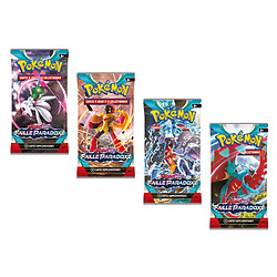 Pokemon Jeu de Cartes à Collectionner 4 Boosters Écarlate et Violet Faille Paradoxe EV04 Multicolore