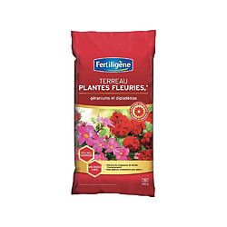 FERTILIGENE Terreau Plantes Fleuries et Geraniums - 40 L