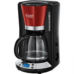 Machine a Cafe - Cafetiere Electrique RUSSELL HOBBS 24031-56 Filtre Programmable Colours Plus 24h, 