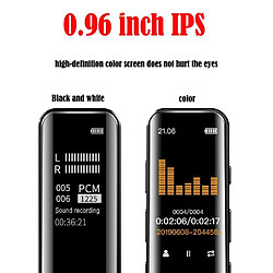 Avis Dictaphone HD Écran Couleur 16GB Enregistrement Intelligent Réduction Bruit YONIS