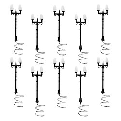 10pcs modèle cour lumière LED lampadaires lampadaire style 4