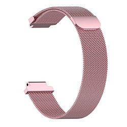 Wewoo Bracelet pour montre connectée milanaise Garmin Forerunner 235 22cm Rose