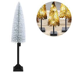 Un sapin de Noël lumineux enneigé avec des lumières / Sapin de Noël 25 LED, 120 cm pas cher