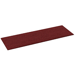 Avis vidaXL Panneaux muraux 12 pcs Rouge bordeaux 90x30 cm Tissu 3,24 m²