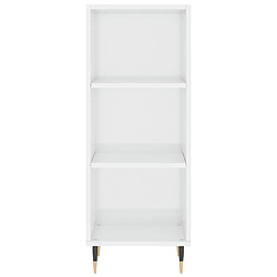 Acheter Maison Chic Buffet,Meuble de Rangement,commode pour salon,Cuisine blanc brillant 34,5x32,5x90 cm bois d'ingénierie -MN47426