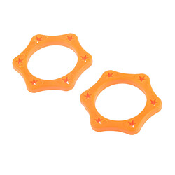 Acheter 2x Hexagon Microphone Automne Shock Protection Anti Slip Roulement Bague Orange