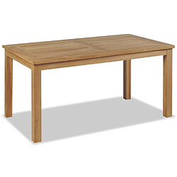 vidaXL Table basse Teck 90x50x45 cm