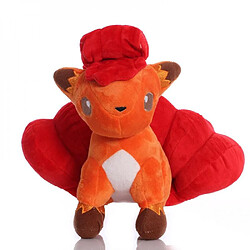 Universal 25 cm Tomy six queues renard peluche.(Rouge) 