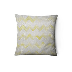 Homemania Housse de coussin en velours Vagan - L. 43 x l. 43 cm - Jaune Home Mania - Housse de coussin en velours Vagan - L. 43 x l. 43 cm - Jaune - Design