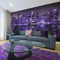 Paris Prix Papier Peint XXL American Violet 270x550cm 