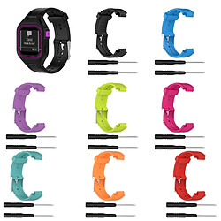 Acheter Wewoo Bracelet pour montre connectée Dragonne réglable femme Garmin Forerunner 25 noir